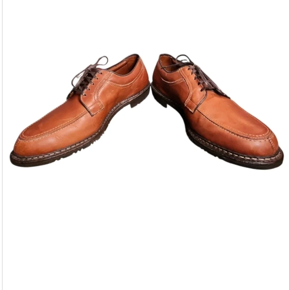 Allen Edmomds Size 12 D 1951 Wilbert Comfort Lace Up Made In USA Leather Brown